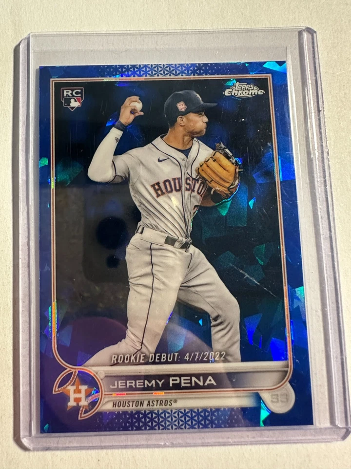 K124,065 - 2022 Topps Chrome Update Sapphire #US276 Jeremy Pena RC - Image 1 of 1