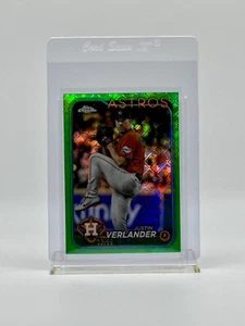 Edición Logofractor Cromo Topps 2024 - Refractor Verde Justin Verlander/99 - Imagen 1 de 2