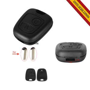 CARCASA LLAVE COCHE PEUGEOT 2 BOTONES 106 107 206 207 307 308 405 MANDO 2,5mm - Imagen 1 de 3