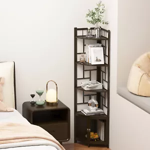 5 Ebenen Standregal Aufbewahrung Eckregal Pflanzenregal Küchenregal Bücherregal* - Bild 1 von 9