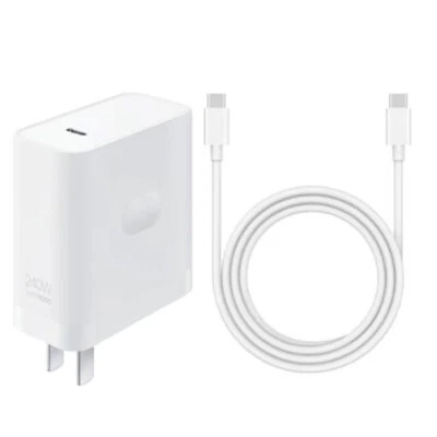 Realme SUPERVOOC 240W Fast Charge USB-C Wall Charger Cable For GT 5 Pro/6Neo SE - Image 1 of 4