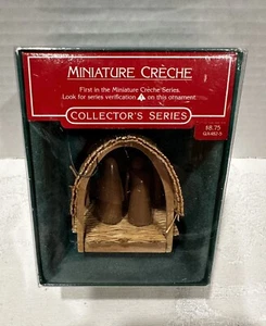 Hallmark Keepsake Ornament  Miniature Crèche #1 In Series 1985 L👀k🔥🔥 - Picture 1 of 9