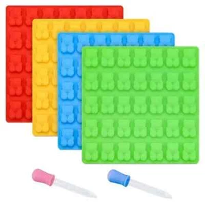 Gummy Bear Molds Candy Molds - Large Gummy Molds 1 Inch Bear Chocolate Molds - Picture 1 of 7