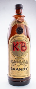 Vintage K&B Kahlua Brandy Bottle ONLY Mexico 1970'S ?? - Picture 1 of 6