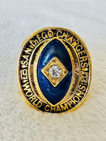 1963 San Diego Chargers AFC Championship Ring, US SHIP Cover