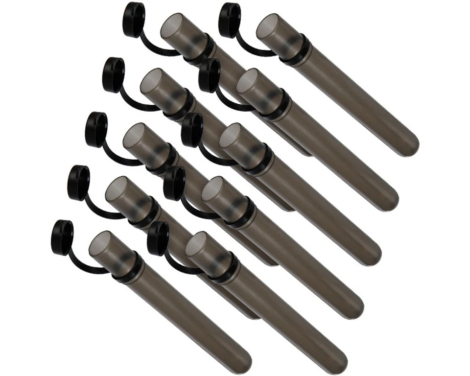 Empire 10 Round Tubes with Tethered Cap - Pack of 10 - Smoke - Image 1 of 1
