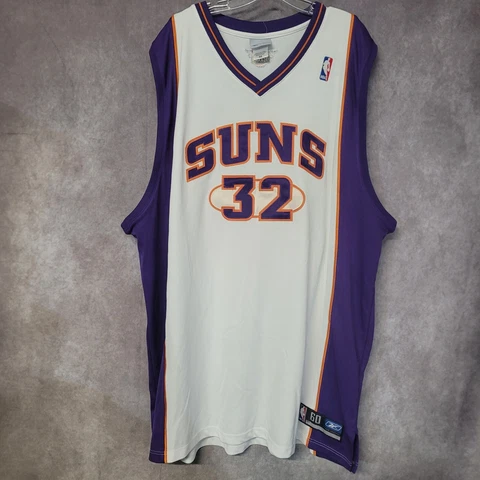 Vintage Reebok Authentic Phoenix Suns Amar'e Stoudemire 32 Jersey Mens 60 4XL Cover