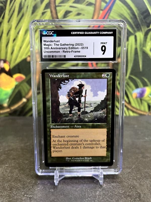 Wanderlust (CGC MINT 9) - Retro Frame - MTG 30th Anniversary Edition - RareCo - Image 1 of 3