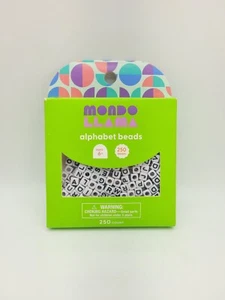 250ct Alphabet Jewelry Beads - Mondo Llama - Picture 1 of 11