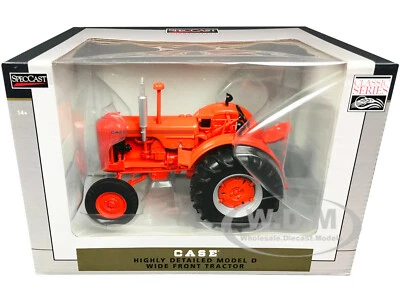 CASE MODEL D WIDE FRONT TRACTOR ORANGE 1/16 DIECAST MODEL BY SPECCAST ZJD1901 - Image 1 of 2
