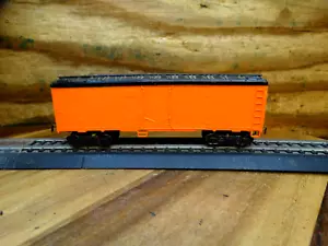 Marklin (??) HO Scale 40' West Germany Orange Hobby Model Railroad Box Car - Picture 1 of 6