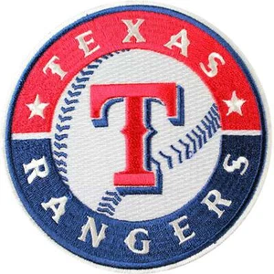 Texas Rangers Primary Logo Circle 'T' Patch MLB Jersey Emblem Official Baseball - Picture 1 of 1