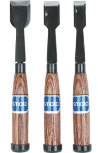 3 piezas CINCEL PLANO Nombre Grabadora Acero Forjado Madera Herramientas para Tallar COREA SMATO - Imagen 1 de 2
