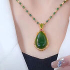 Fashion Vintage Imitation Wada Jade Charm Necklace Exquisite Pendant Necklac _Cu