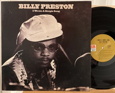 Billy Preston I Wrote a Simple Song Vinyl LP A&M SP 3507 1st Pressing Outa-Space - Image 1 of 4