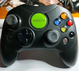 Genuine Microsoft XBOX Controller 🕹️ Black (Tested - Working) 🕹️ FREE POST - Bild 1 von 6