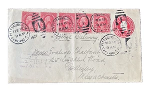 US SC 606 PITTSBURGH, PA SPECIAL DELIVERY POSTAL HISTORY COVER 1927 - Picture 1 of 2