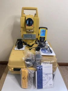 Topcon GTS-226 Total Station With Trimble Recon Data Collector - Picture 1 of 18