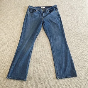 Levi's Jeans Classic BootCut donna taglia 14 vita media denim elasticizzato (veste 34x29) - Foto 1 di 10