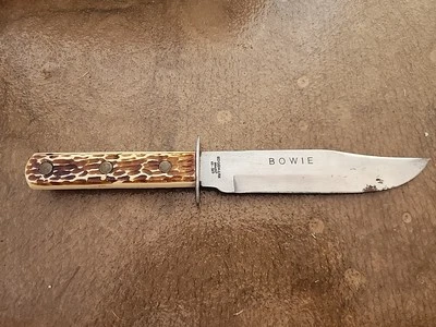 Vintage EdgeMark Brazil Large Bowie Knife 10" - Image 1 of 4