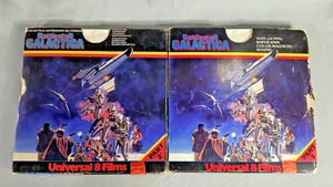 RARE VINTAGE BATTLESTAR GALACTICA 1978 SUPER 8 FILM COLOUR SOUND SPANISH 2 REELS - Foto 1 di 6