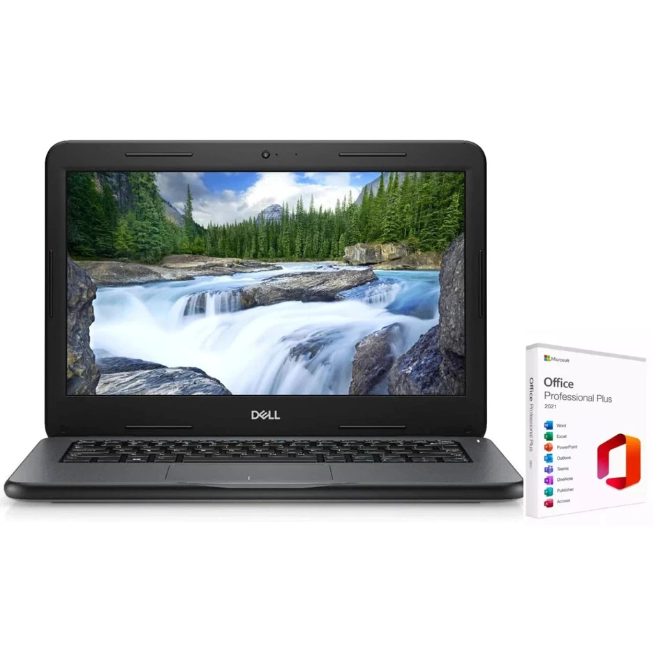 Notebook Pc Portatile DELL 13.3" i5 Ram 16Gb SSD 256 Win11 Office Ricondizionato - Immagine 1 di 4