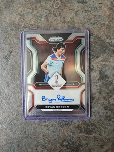Bryan Robson Auto Panini Prizm 2022 Qatar World Cup England - Picture 1 of 2