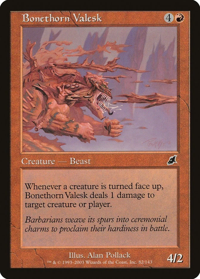 Scourge Bonethorn Valesk MTG Magic the Gathering NM - Image 1 of 1