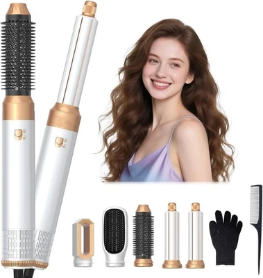 ZIXONCEN 5 in 1 Hair Styler Magic Styler, 1000W Hair Dryer Brush for Hair Styling, Hot