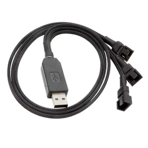 Câble Adaptateur D'Alimentation pour Ventilateur USB 12 V 1 à 3 Câbles Adap9832 - Photo 1/6