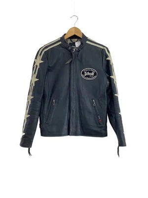 Schott Single Riders Jacket Navy S Used - Image 1 of 4