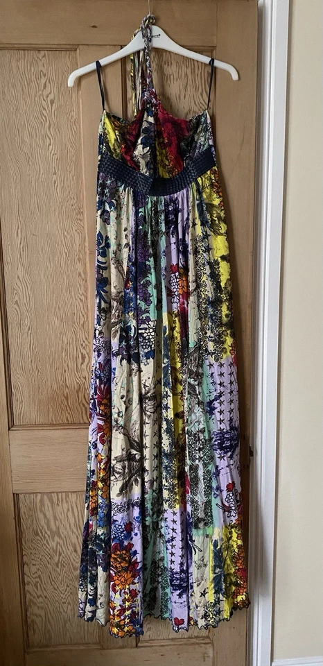 Firetrap Bellamy Halter Neck Maxi Dress Size S - Image 1 of 3