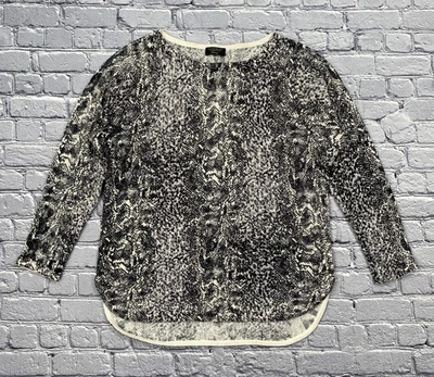 Suéter Charter Club Lujo 100% Cachemira Estampado Animal XL? Dinero antiguo beige Foto 1 de 4