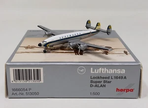 Herpa 1:500 / Lockheed L-1649A Super Star D-ALAN - Lufthansa / Code 513050 - Picture 1 of 11
