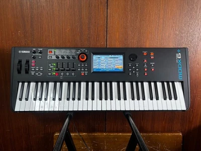 Yamaha MODX6+ 61 Semi-weighted Key Synthesizer w/ bag power supply - Image 1 of 4
