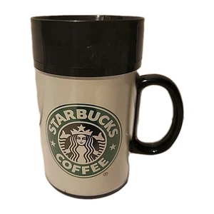 VINTAGE Starbucks Coffee Travel Tumbler Cup Mug 8oz THERMOSERVE USA HTF - Picture 1 of 5