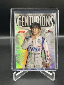 2024 Topps Finest Formula 1 F1 Centurions #17 Yuki Tsunoda RARE SP - Picture 1 of 2