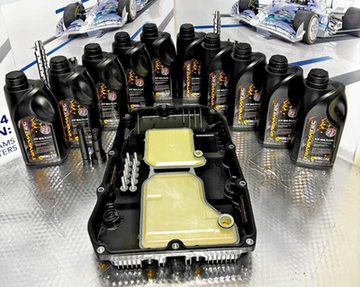 NEW MERCEDES E CLASS 9G AUTOMATIC TRANSMISSION GEARBOX SUMP FILTER SEAL 10L OIL - Image 1 of 4