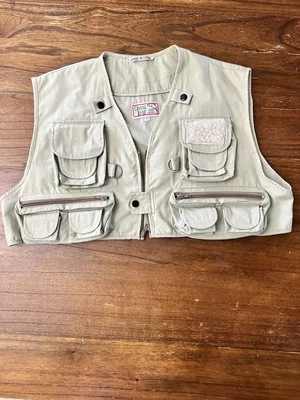 Chaleco corto de pesca/pesca con mosca Crystal River talla grande Foto 1 de 4