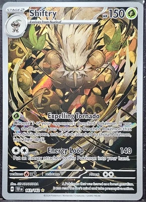 SV05: Temporal Forces Shiftry Illustration Rare 163/162 NM - Image 1 of 2