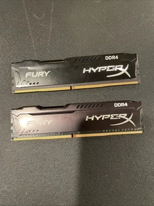 Hyperx 16GB (2x8GB) DDR4-2666 HX426C16FB2K2/16 288pin Desktop DIMM Memory Kit US - Picture 1 of 4