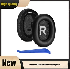 1 Paar Ohrpolster Kissenbezug Ersatz für Mpow H5 H12 Wireless Kopfhörer FS - Bild 1 von 11