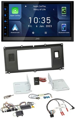 JVC DAB Bluetooth Lenkrad USB 2DIN Autoradio für Land Rover Evoque ab 2014 - Bild 1 von 4
