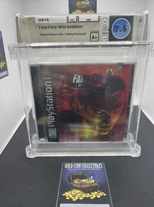 Fatal Fury: Wild Ambition (Sony PS1, 1999) WATA Calificado 7.5 A+ Sellado Nuevo - Imagen 1 de 10