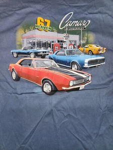 Camiseta GM Chevrolet Camaro Station AZUL adulto - Imagen 1 de 3