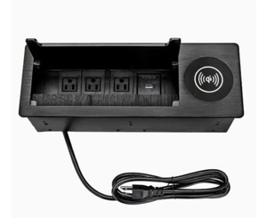 Embedded Desktop Outlet Multi Functional Desktop Socket Power Strip Box - Picture 1 of 6