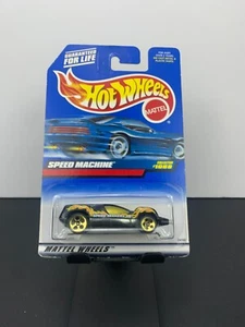 Máquina de velocidad Mainline 1998 Hot Wheels Black Collector #1088 Speed Seeker - Imagen 1 de 2