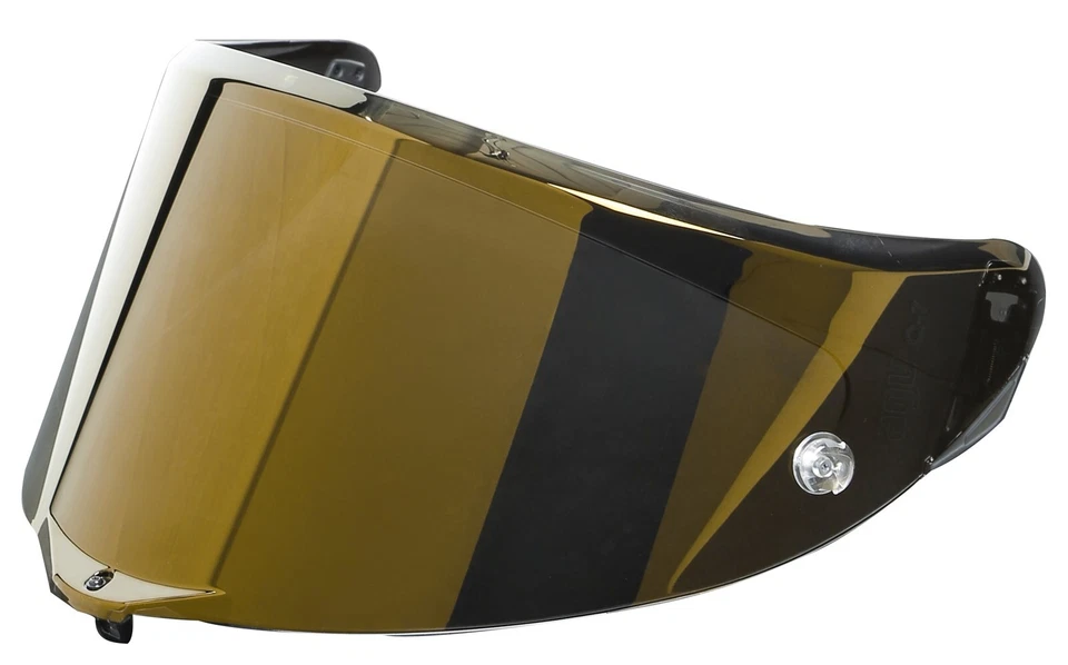 AGV Race 3 Visiera Oro Specchiata Per Pista GP R E Corsa R Casco Moto - Immagine 1 di 1