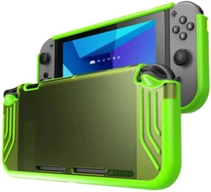 Mumba Slim Clear Case for Nintendo Switch Console Hybrid Protective Bumper Cover - Picture 1 of 23