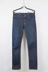 Pantalones de mezclilla NUDIE JEANS Grim Tim Dry Navy - Imagen 1 de 13